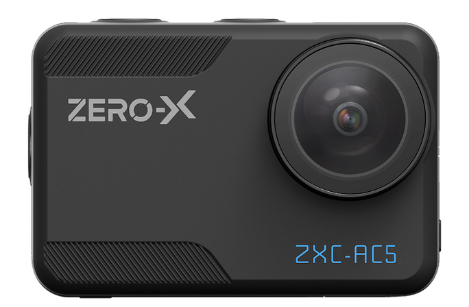 Caméra d'action étanche 4K UHD avec écran tactile et Wi-Fi