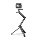 Trépied extensible pliable à 3 voies pour caméra d'action