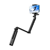 Trépied extensible pliable à 3 voies pour caméra d'action